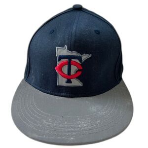 TC Logo Minnesota Twins New Era 9Fifty Snapback Baseball Hat Cap by Melonwear